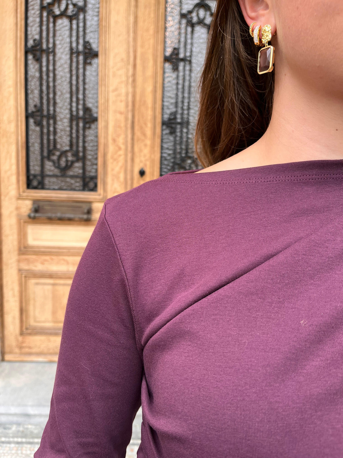 Elaine Langarmshirt Pflaume - Nathalie Vleeschouwer