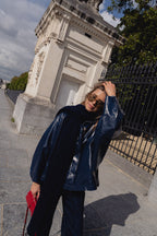 Jodie vest navy - Les Jumelles