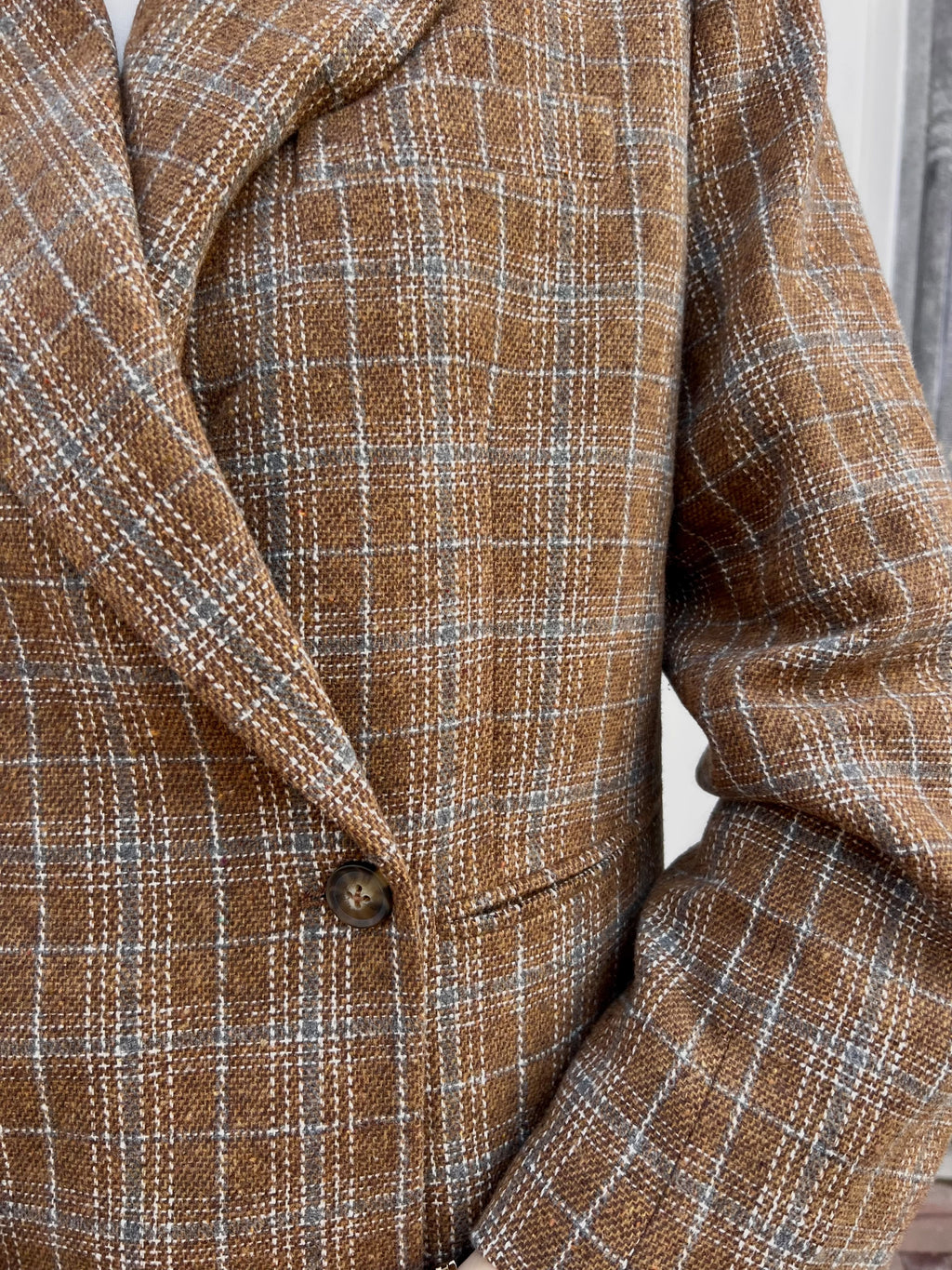 Vivien boxy blazer check - Les Soeurs