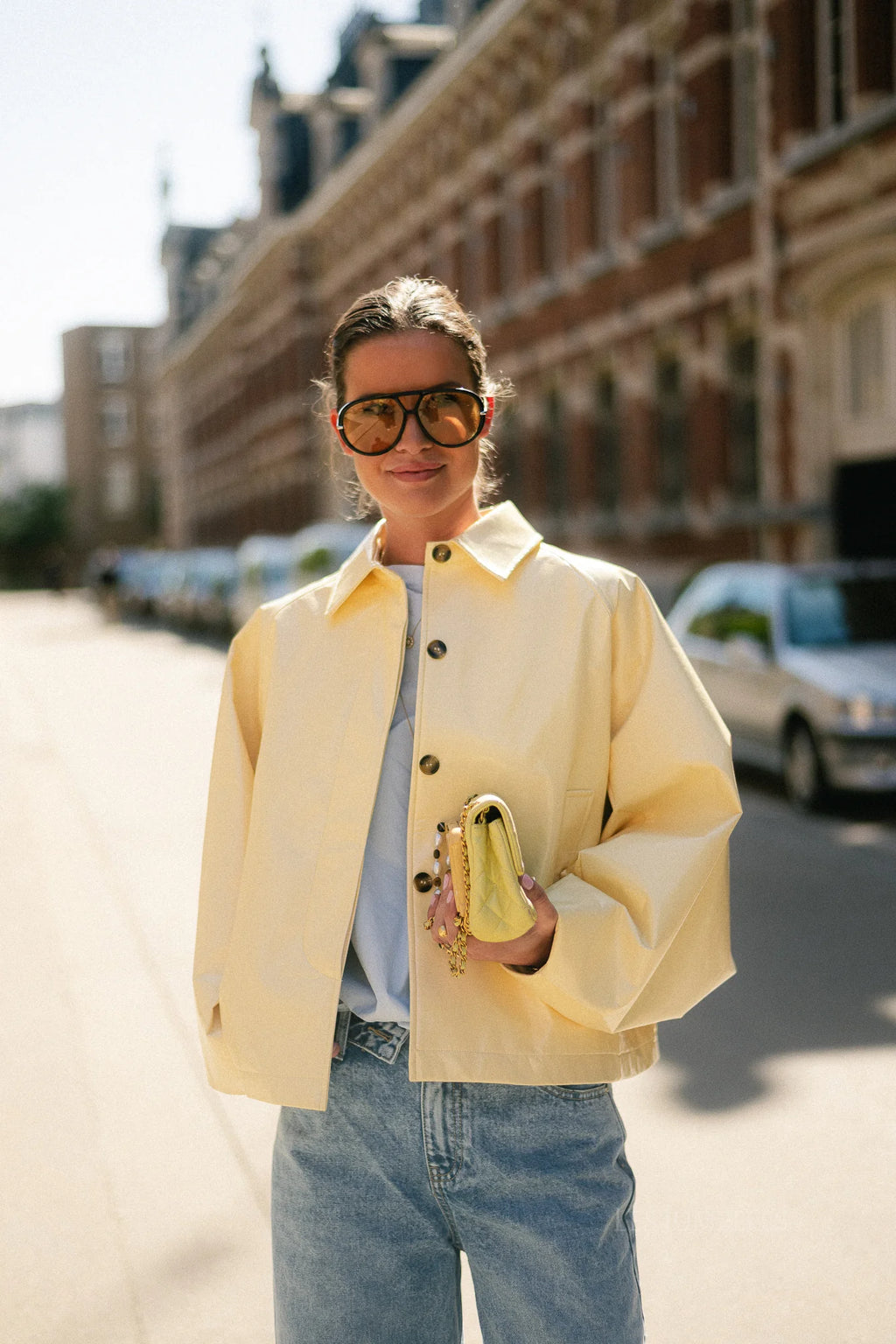 Jodie vest butter yellow - Les Jumelles
