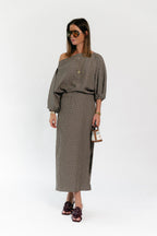 Cosette checkered rok hot chocolate - Les Jumelles