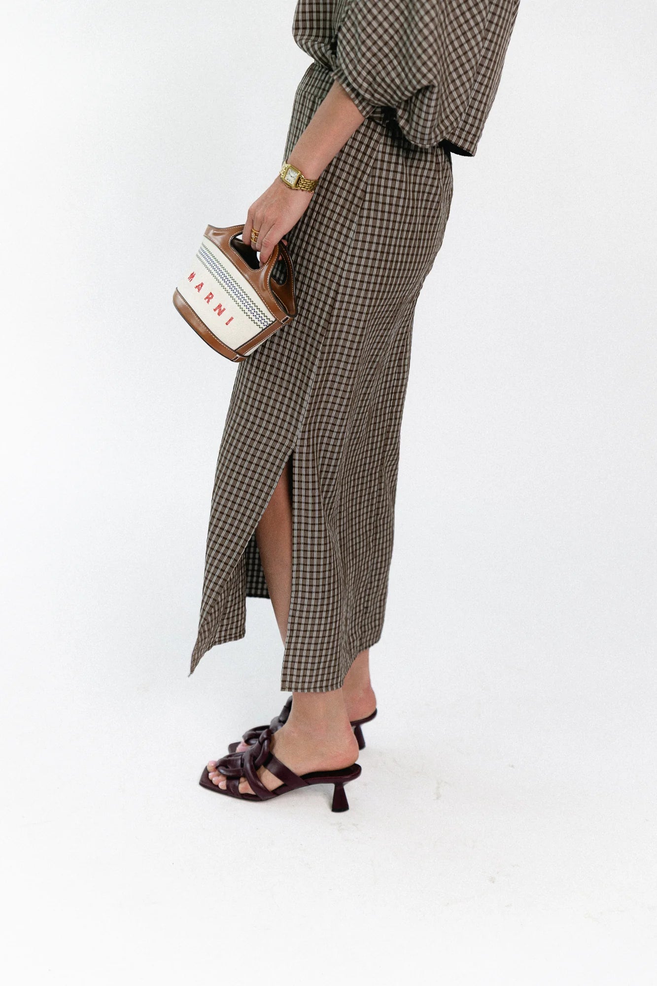 Cosette checkered rok hot chocolate - Les Jumelles