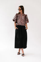 Charlotte blouse leopard - Les Jumelles
