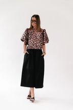 Charlotte blouse leopard - Les Jumelles