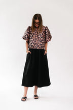 Charlotte blouse leopard - Les Jumelles
