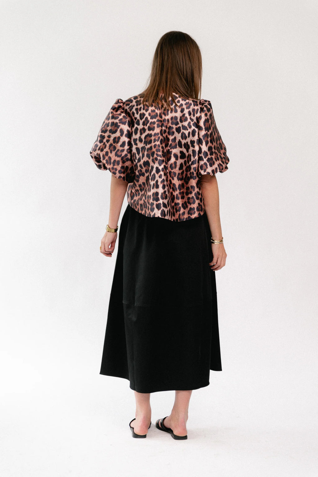 Charlotte blouse leopard - Les Jumelles