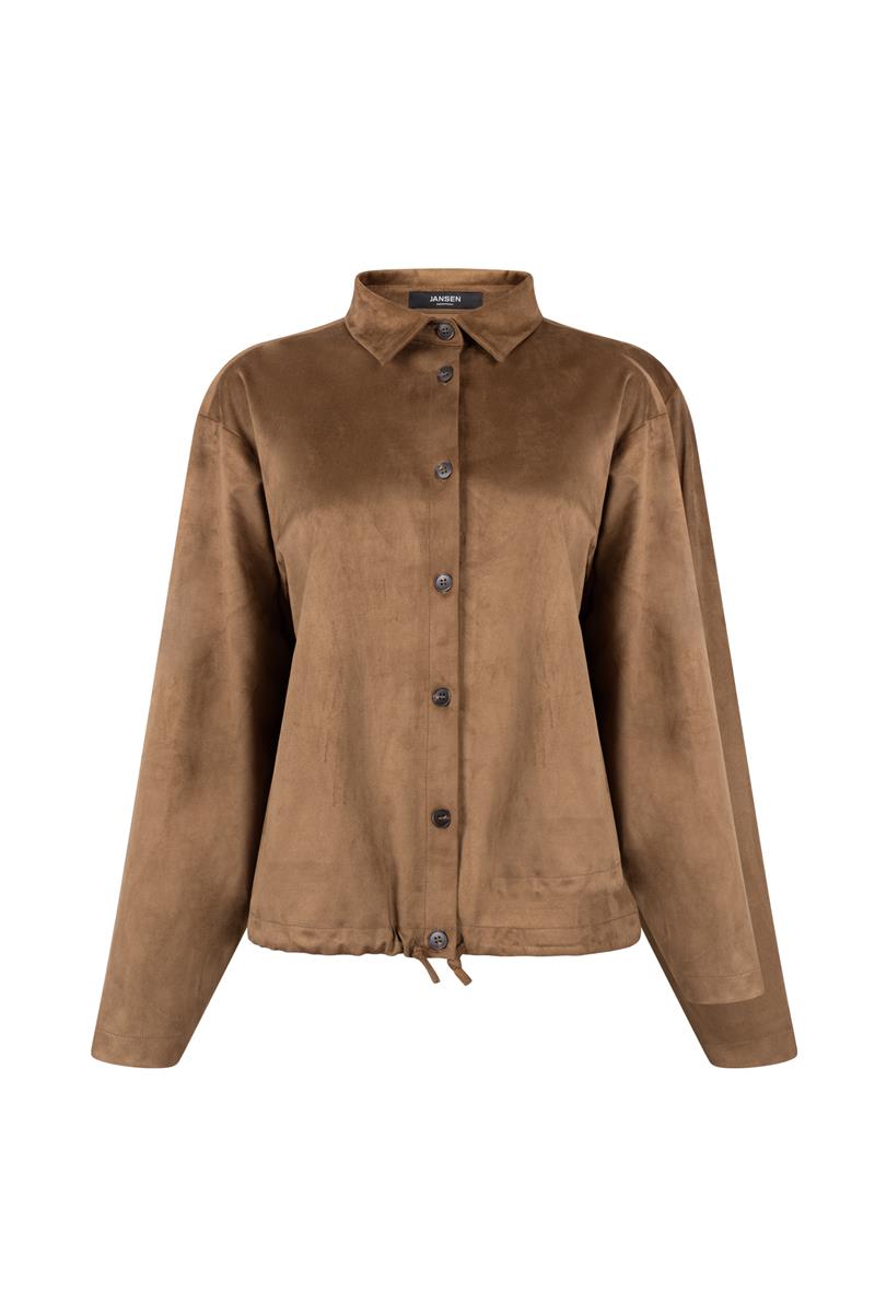Cato suedelook blouse  - Jansen