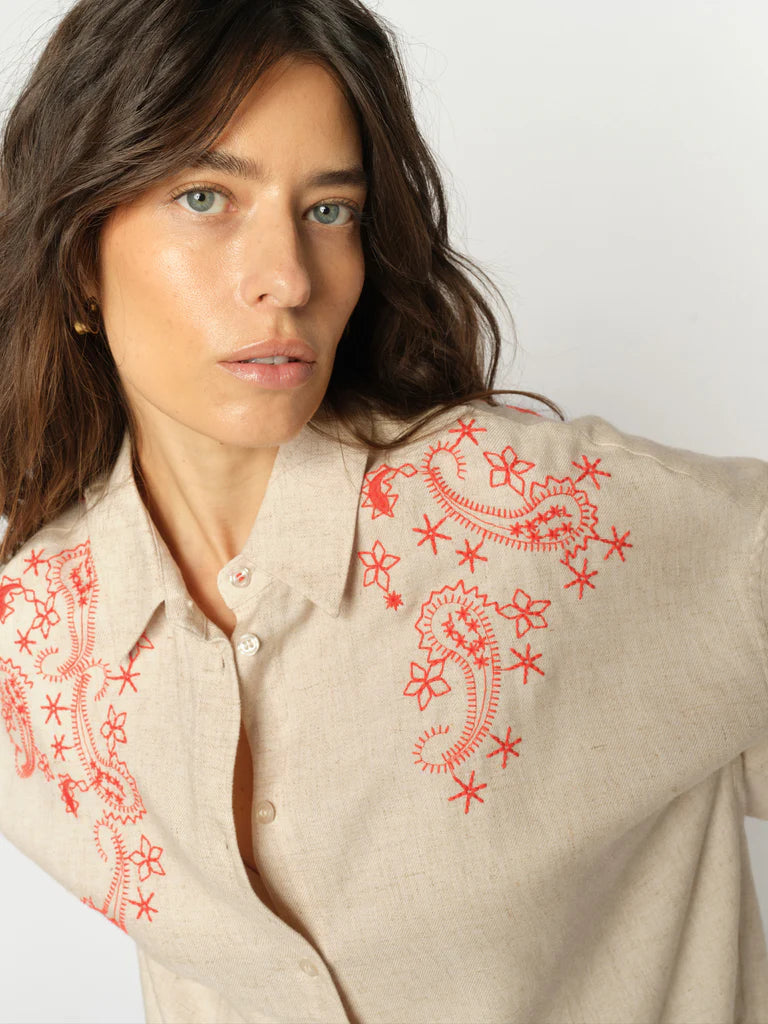 Coleen hemd - Mos Mosh