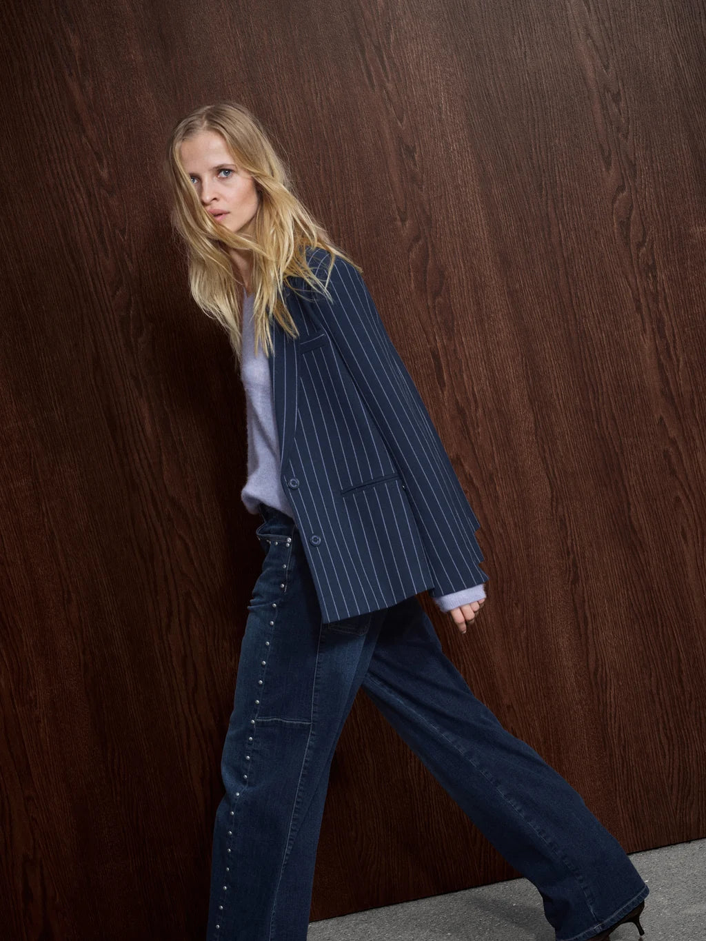 Josie York blazer navy - Mos Mosh