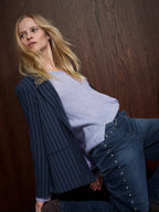 Josie York blazer navy - Mos Mosh