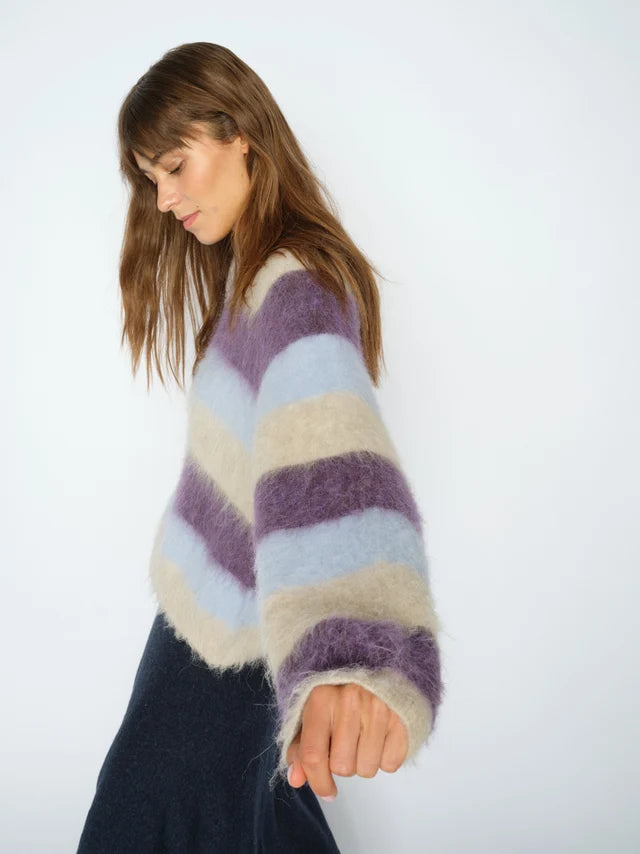 Suvi stripe knit - Mos Mosh