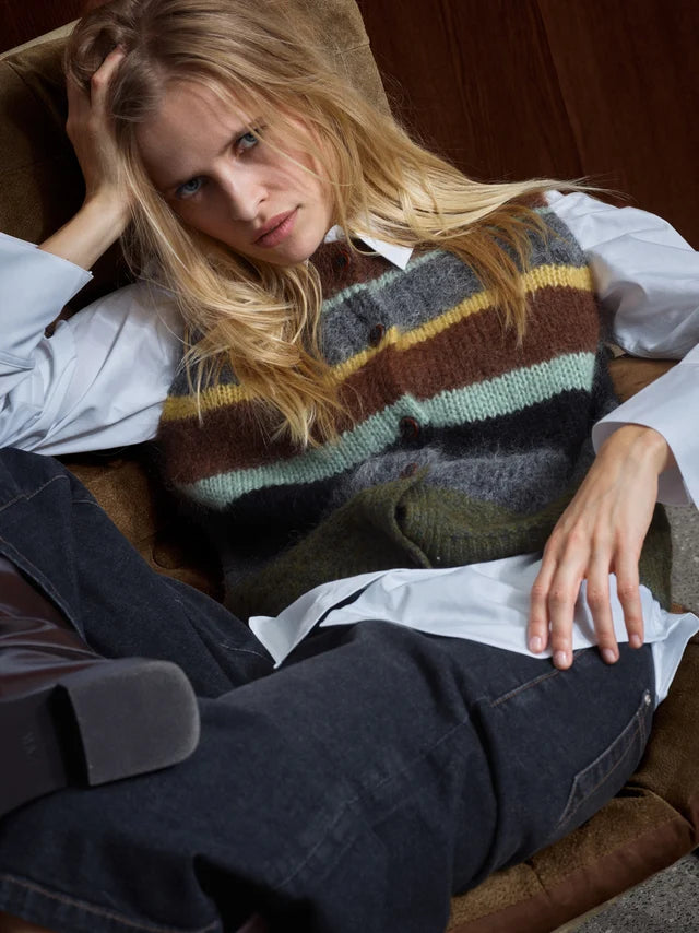 Esti knit vest rosin - Mos Mosh