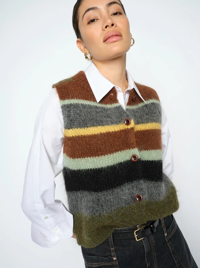 Esti knit vest rosin - Mos Mosh