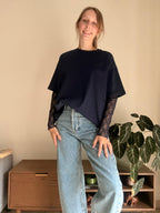 Meryl jeans mid blue - Les Soeurs