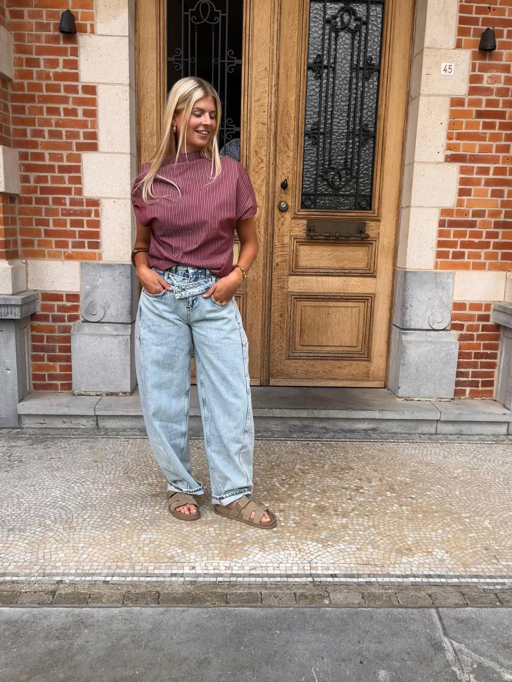 Marlene jeans light blue - Les Soeurs