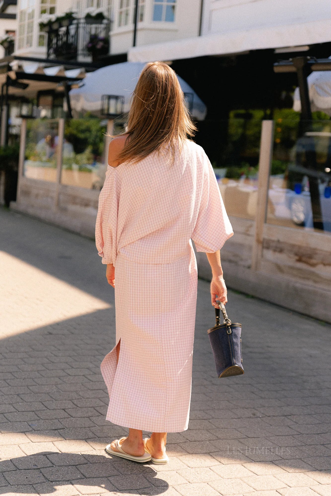 Cosette geruite rok roze - Les Jumelles