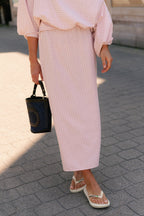 Cosette geruite rok roze - Les Jumelles