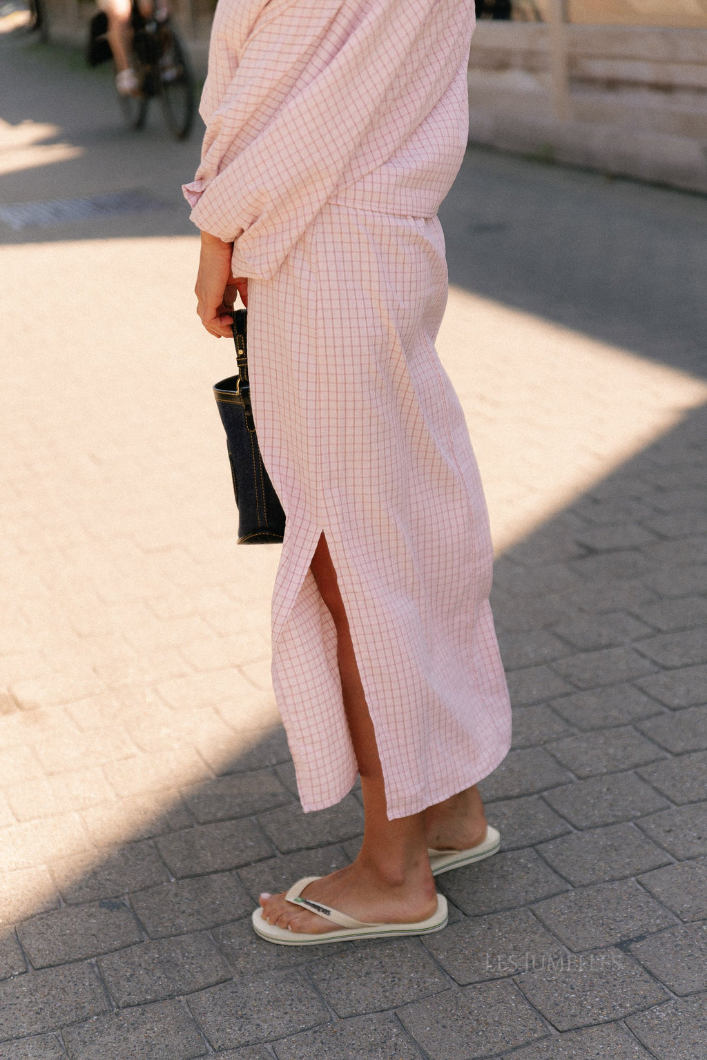 Cosette geruite rok roze - Les Jumelles