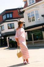Cosette big checks roze - Les Jumelles