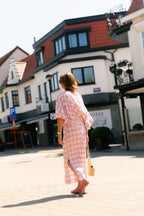 Cosette big checks roze - Les Jumelles