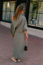 Cosette geruite blouse khaki - Les Jumelles
