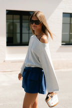 Tamsin longsleeve grijs - Les Jumelles