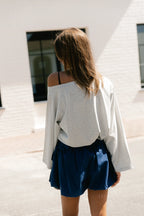Tamsin longsleeve grijs - Les Jumelles