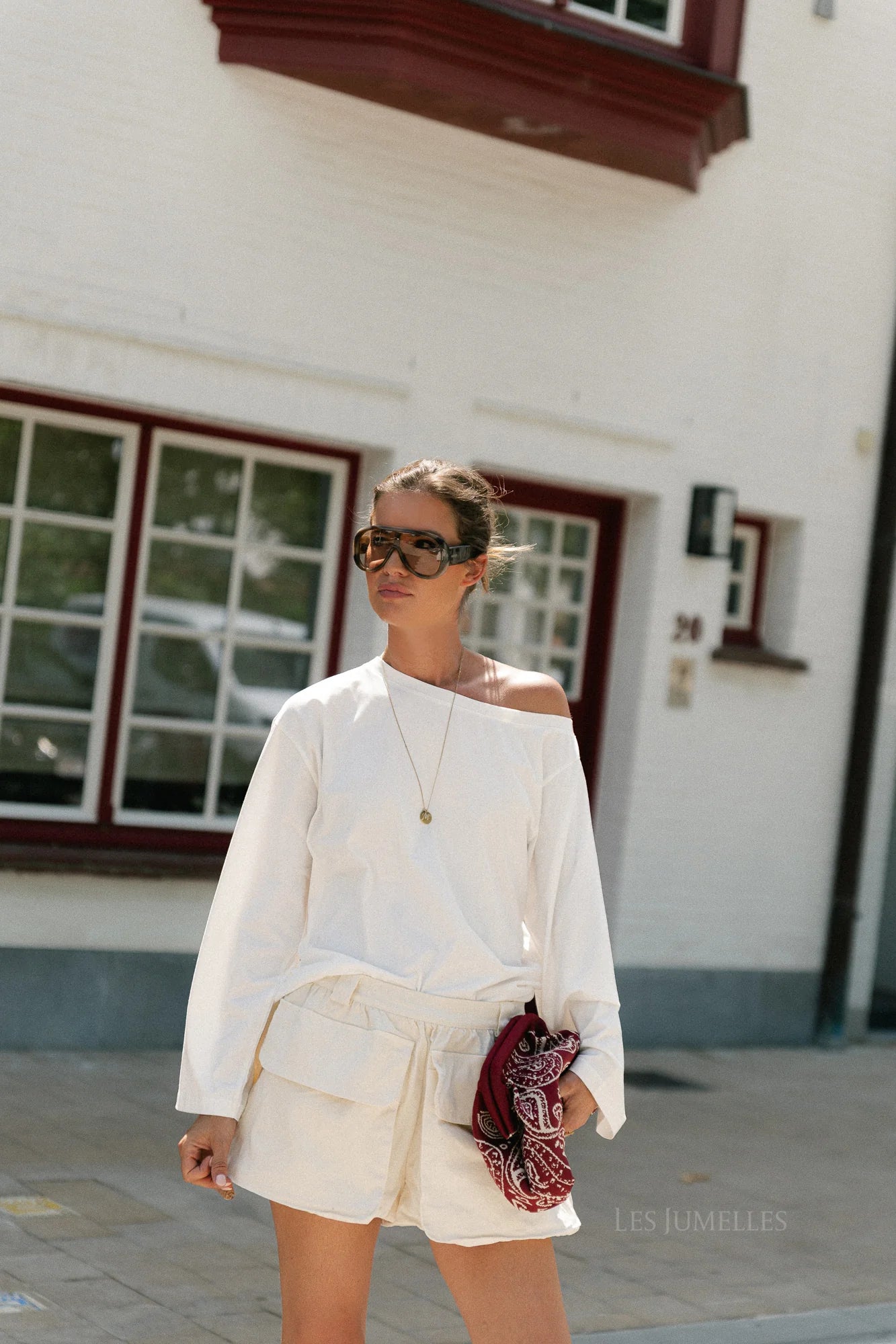 Tamsin longsleeve ecru - Les Jumelles