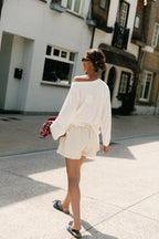 Tamsin longsleeve ecru - Les Jumelles