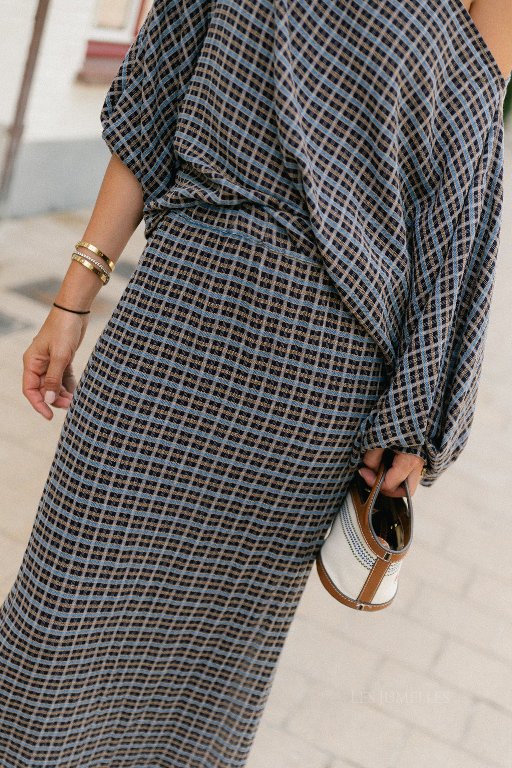 Cosette signature check rok navy - Les Jumelles