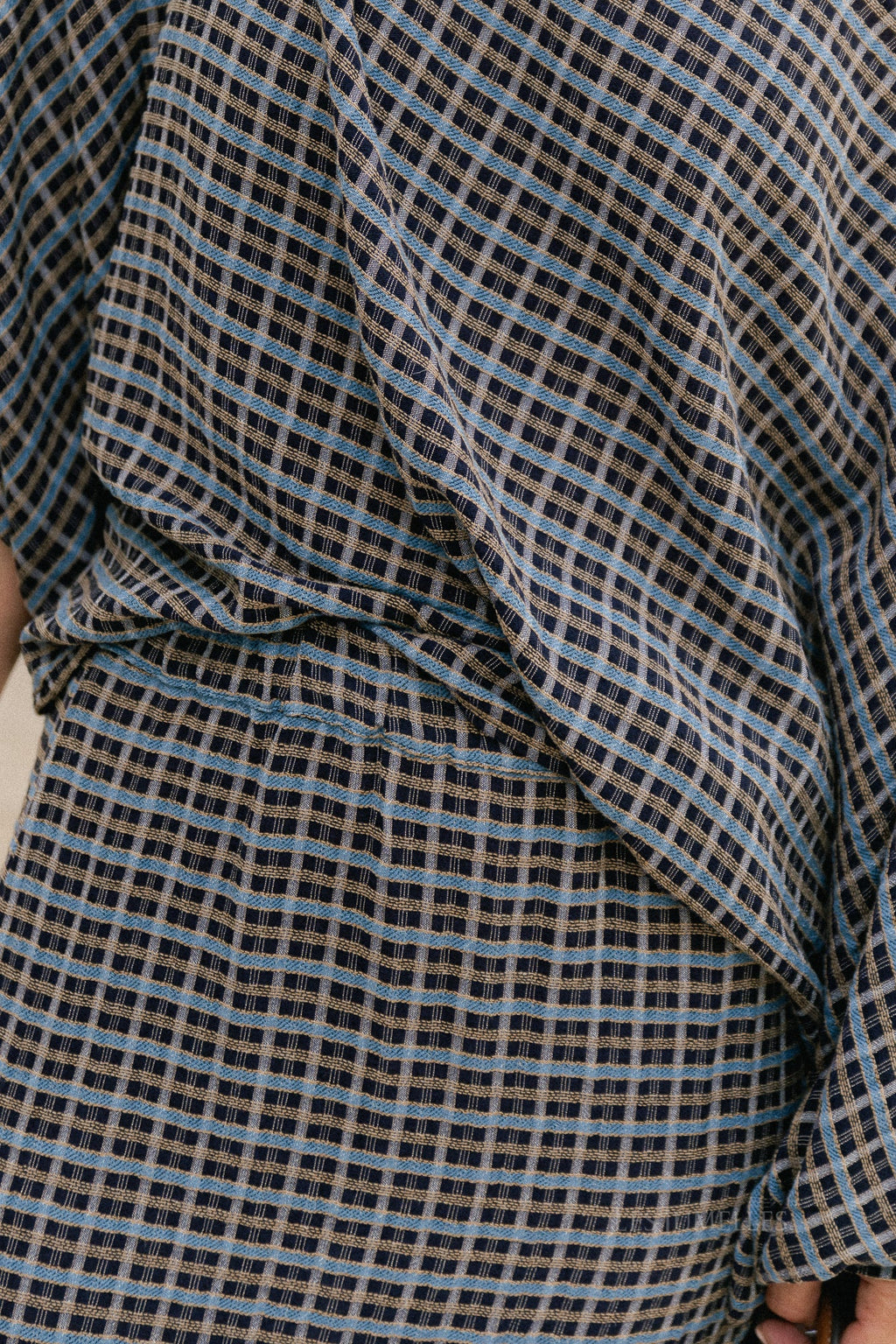 Cosette signature check rok navy - Les Jumelles