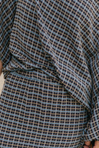 Cosette signature check rok navy - Les Jumelles