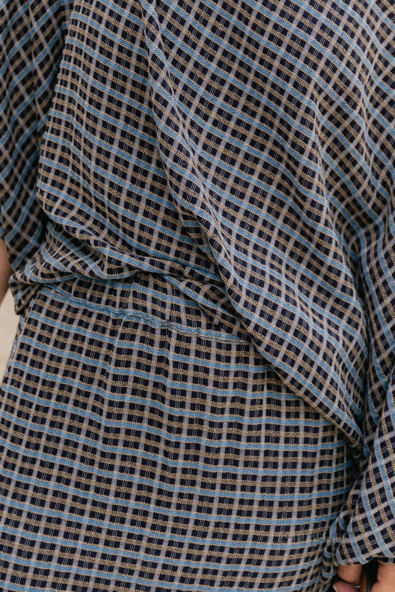 Cosette signature check rok navy - Les Jumelles