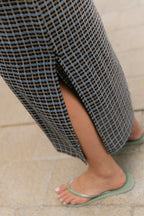 Cosette signature check rok navy - Les Jumelles