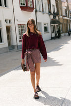Tamsin longsleeve burgundy - Les Jumelles
