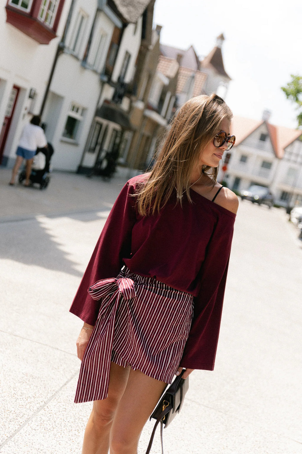 Tamsin longsleeve burgundy - Les Jumelles