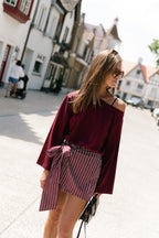 Tamsin longsleeve burgundy - Les Jumelles