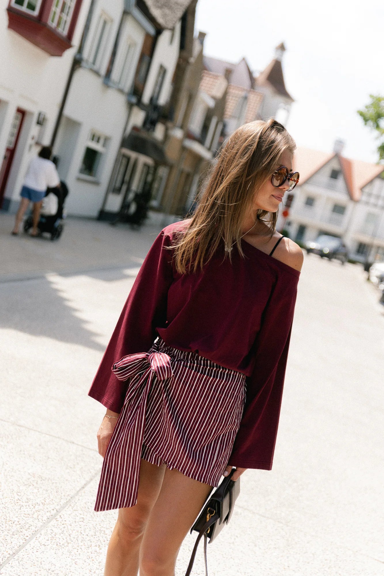 Tamsin longsleeve burgundy - Les Jumelles