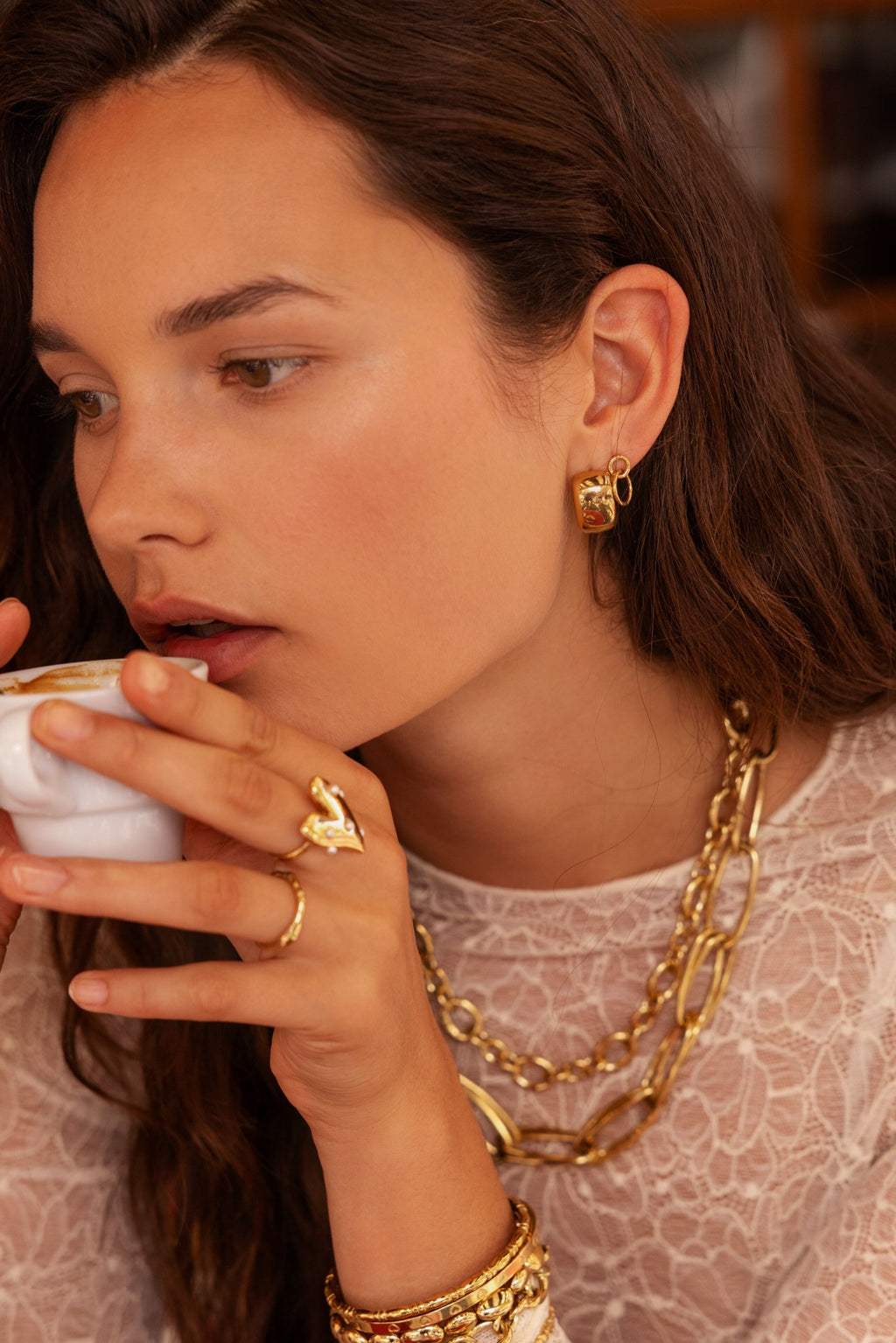 Bold studs met open cirkels - My Jewellery