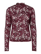 Yaslacey port royale lace blouse - YAS