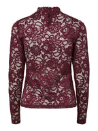 Yaslacey port royale lace blouse - YAS