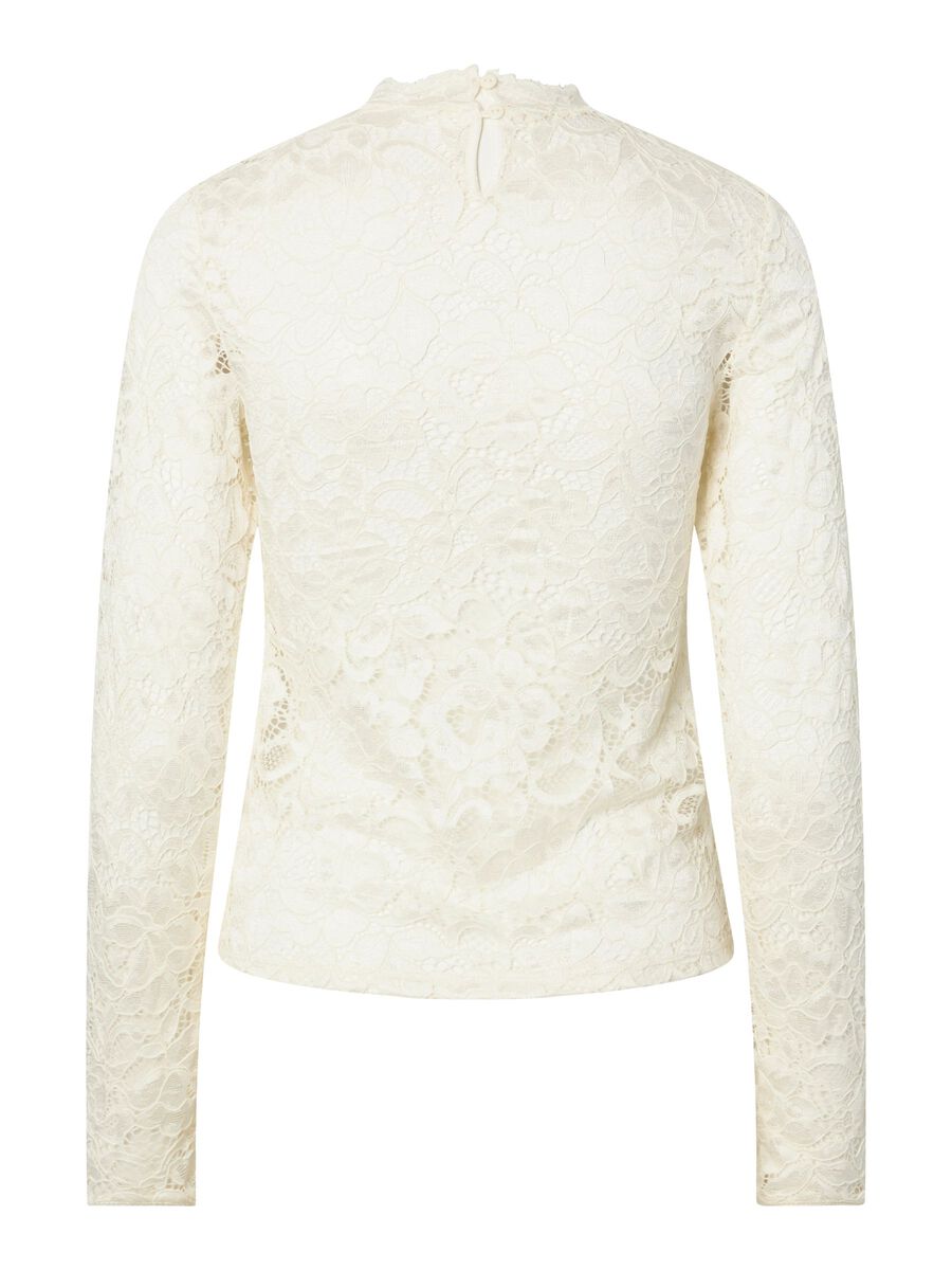Yaslacey kant top met lange mouwen - YAS
