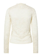 Yaslacey kant top met lange mouwen - YAS
