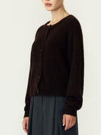 Yasjohi cardigan coffee bean - YAS