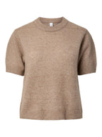 Yasjohi pullover taupe grijs - YAS