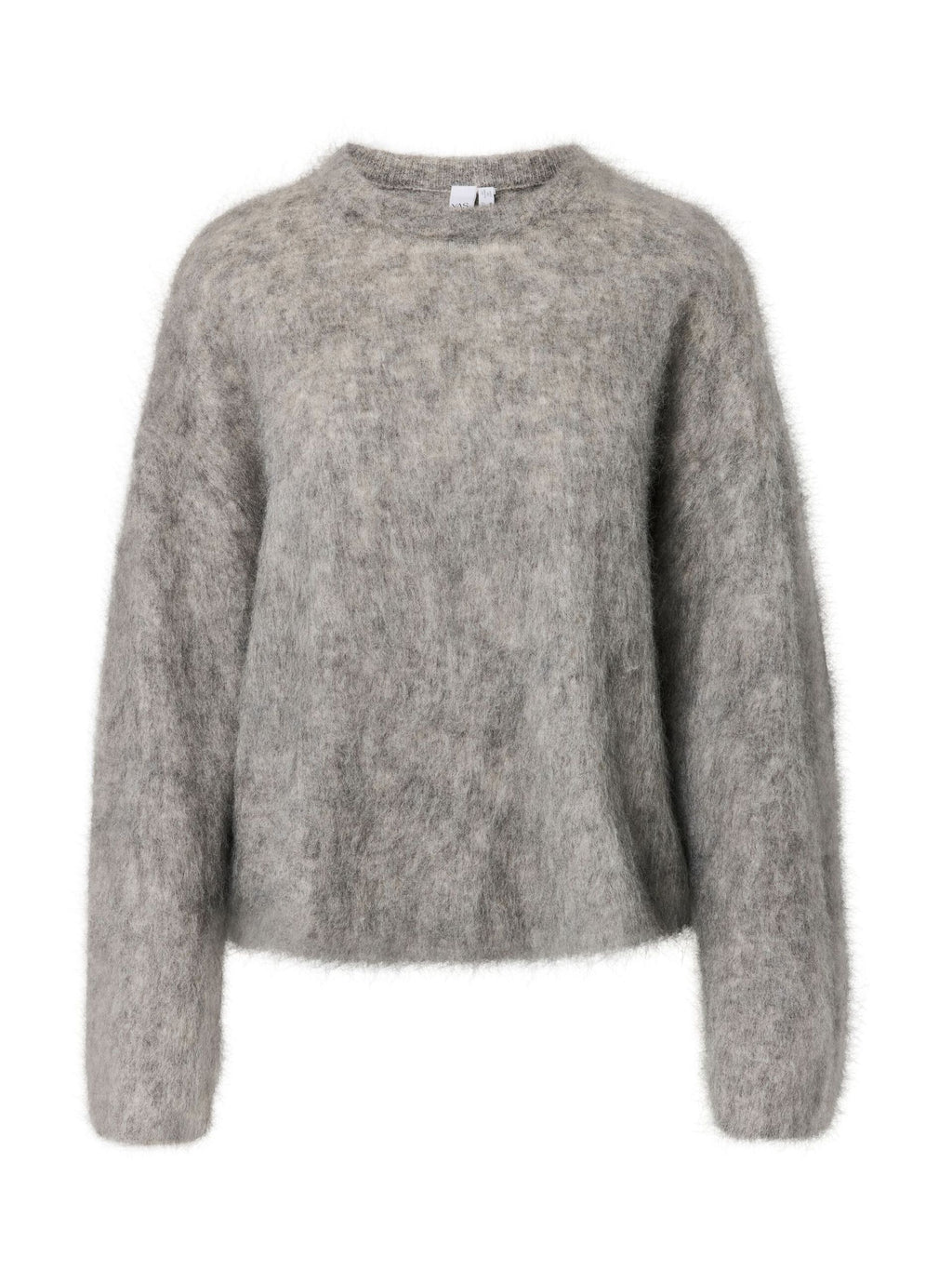 Yastilde mohairmix trui light grey - YAS