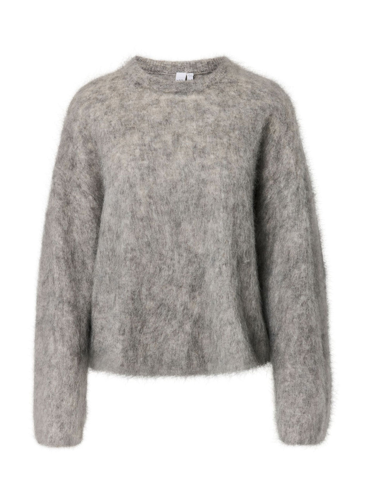 Yastilde mohairmix trui light grey - YAS