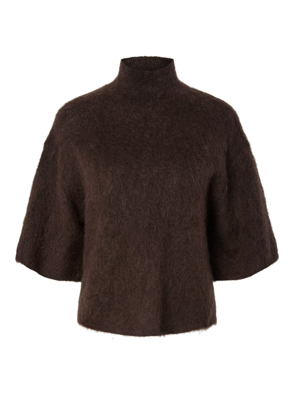 Yastilde 2/4 mohairmix trui mole melange - YAS