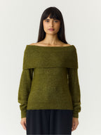 Yasjohi trui fir green - YAS