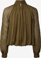 Yasolera blouse dark olive - YAS